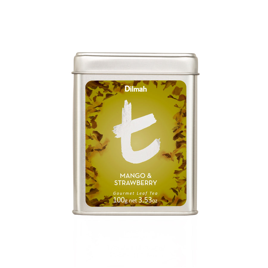 Mango & Strawberry | 100g loose leaf tea in tin | t-Series