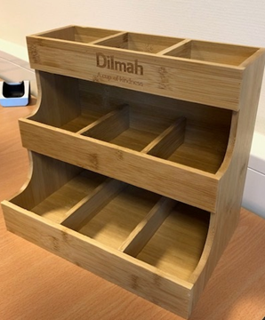 9 Compartment Presenter Bamboo