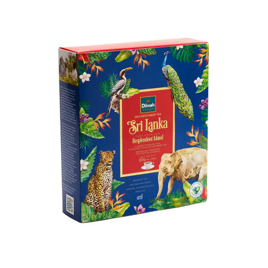 Resplendent Island Ceylon Tea Variety Gift Pack - 4x10 Individually Wrapped Tea Bags
