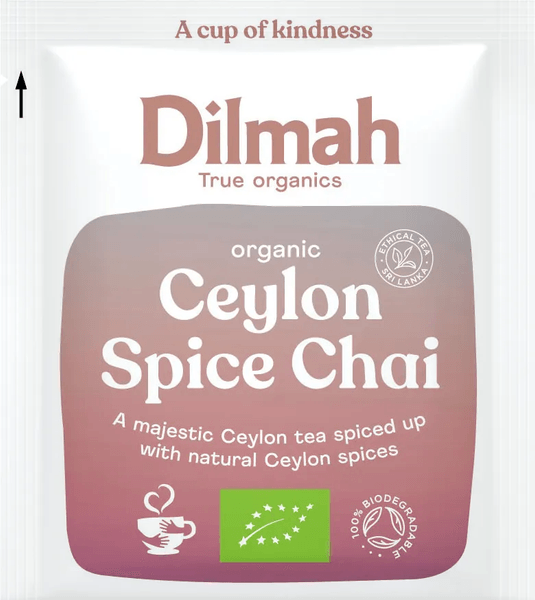 Organic Ceylon Spice Chai | 20 Biodegradable Tea Bags | Organic