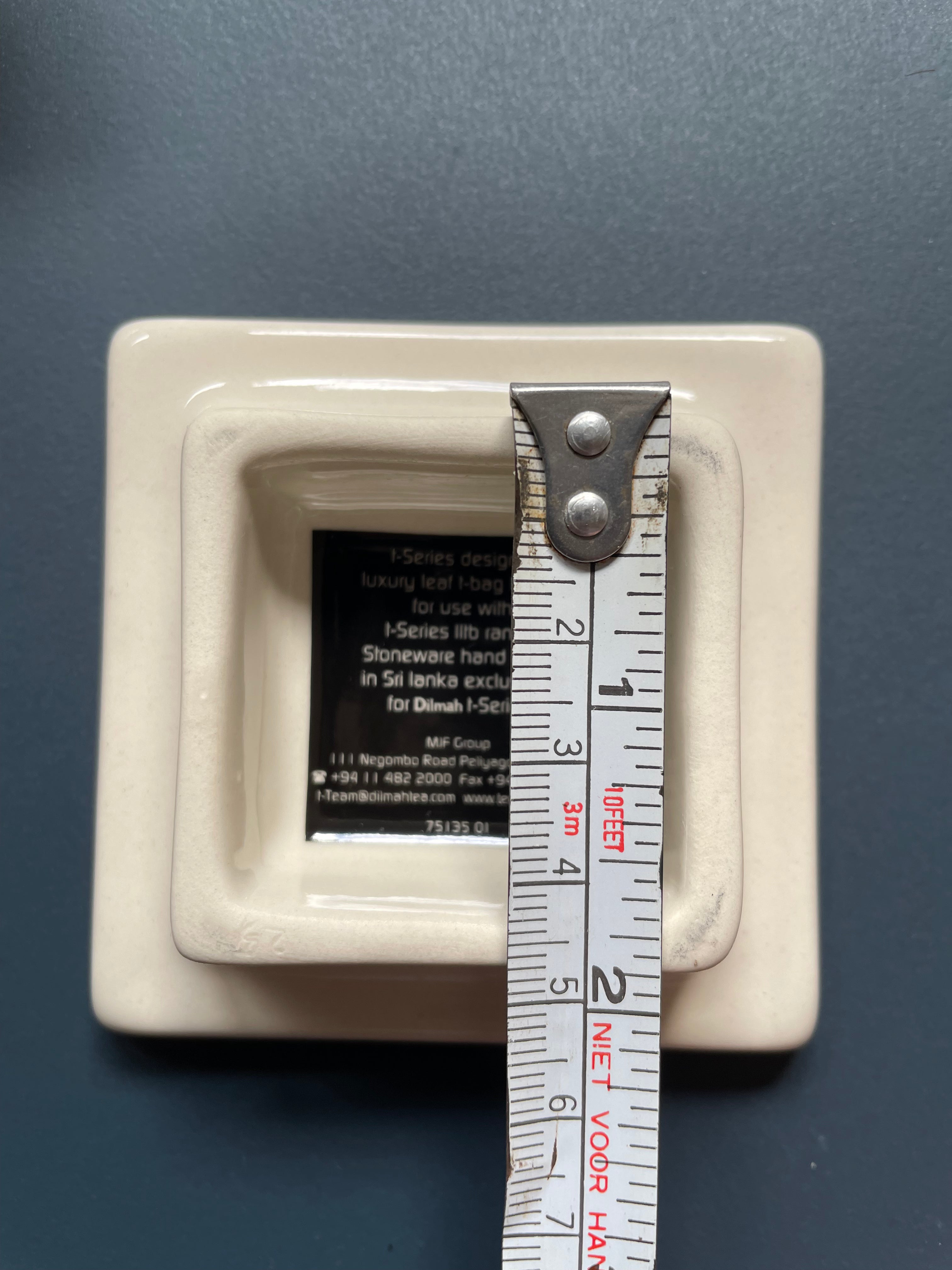 t-Series Teabag Holder Ceramic 1 unit - red