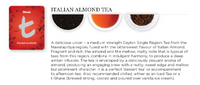 Italian Almond | 20 Luxury Leaf Tea Bags Refill | t-Series