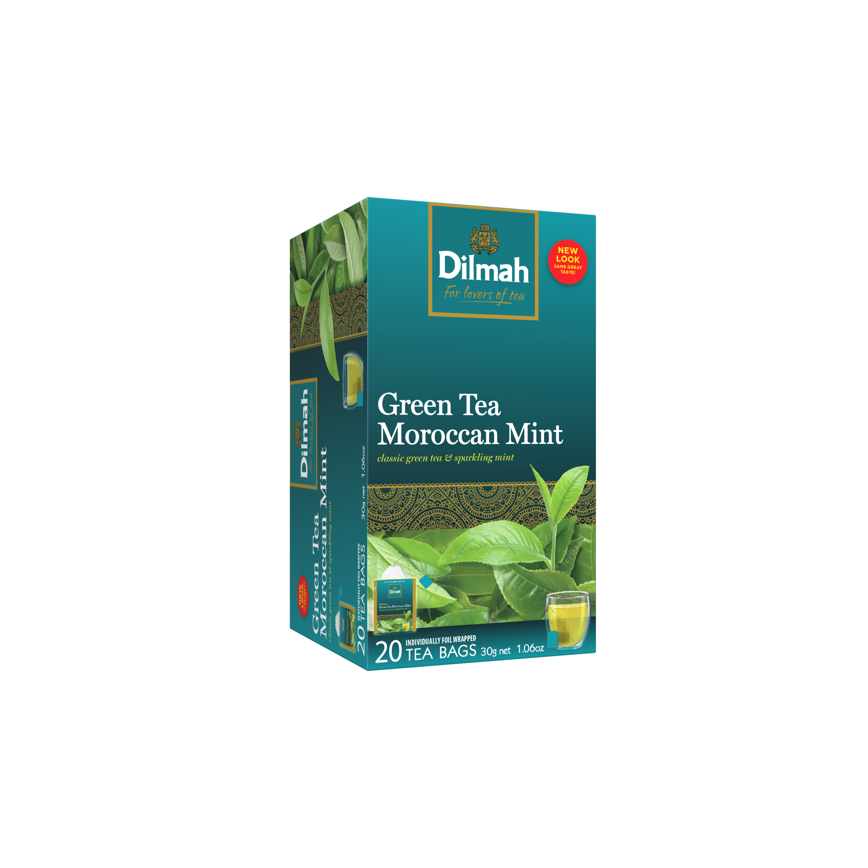 Groene thee met munt | Moroccan Mint | 20 theezakjes | Green Tea Selectie