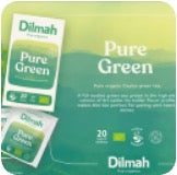 Organic Pure Ceylon Green Tea | 20 Biodegradable Tea Bags | Organic