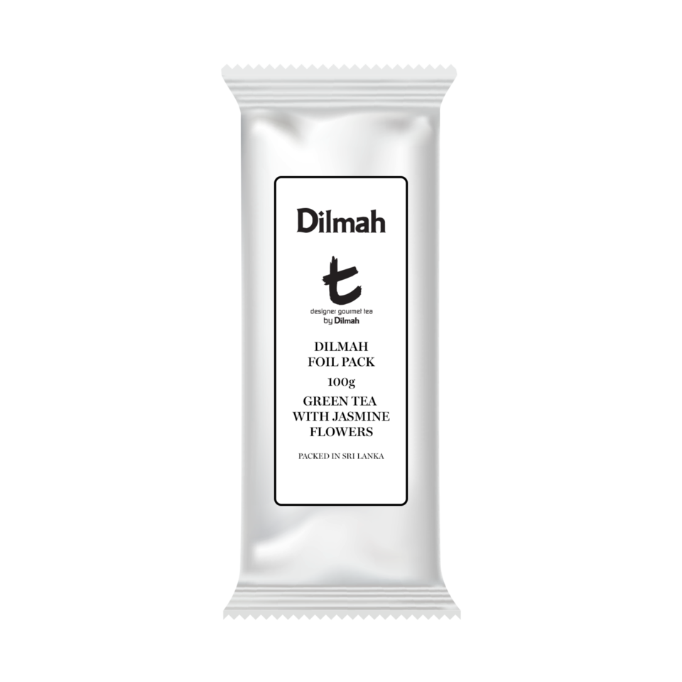 Green Tea With Jasmine Flowers | 100g loose leaf tea refill | t-Series