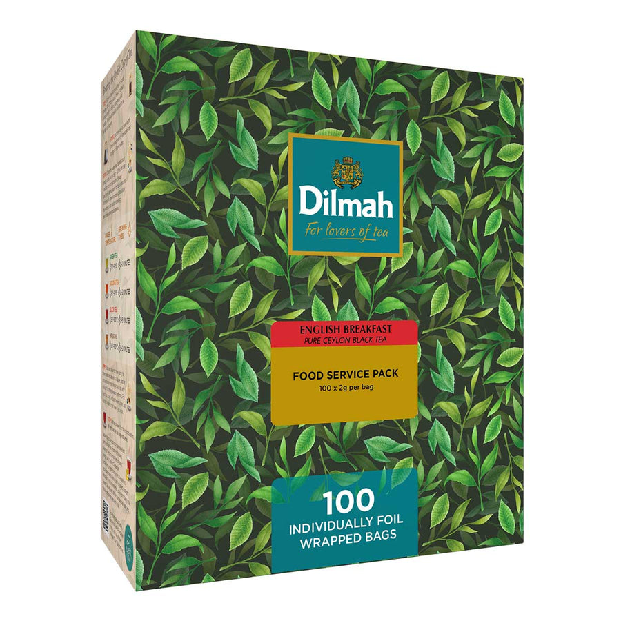English Breakfast | 100 Individually Wrapped Tea Bags | Gourmet