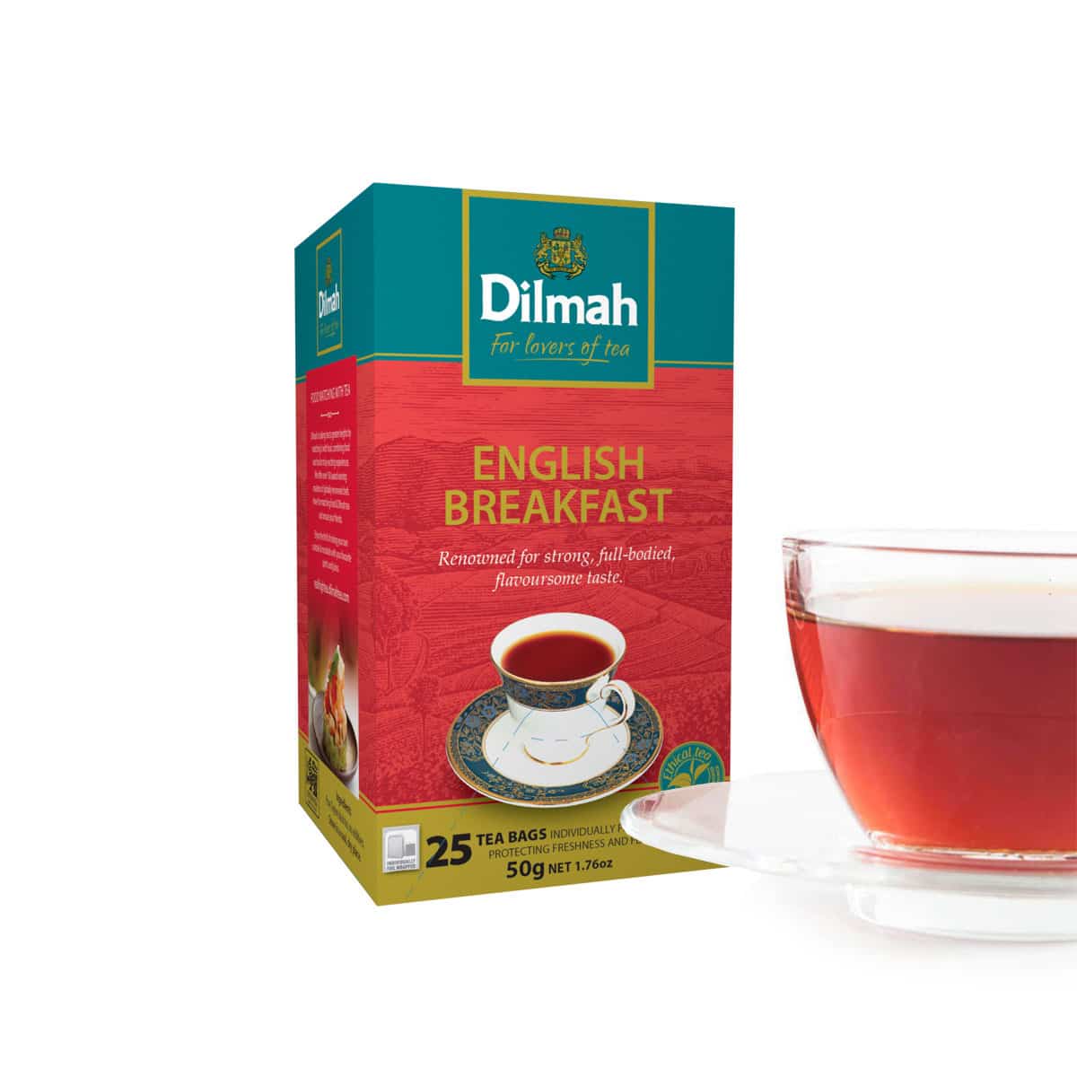 English Breakfast | 25 Individually Wrapped Tea Bags | Gourmet