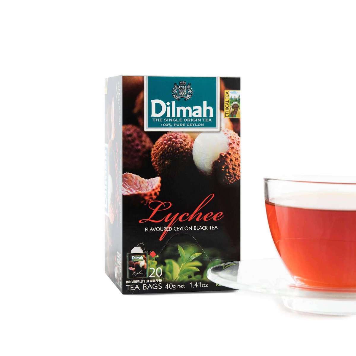 Lychee | 20 individueel verpakte theezakjes | Fun Tea