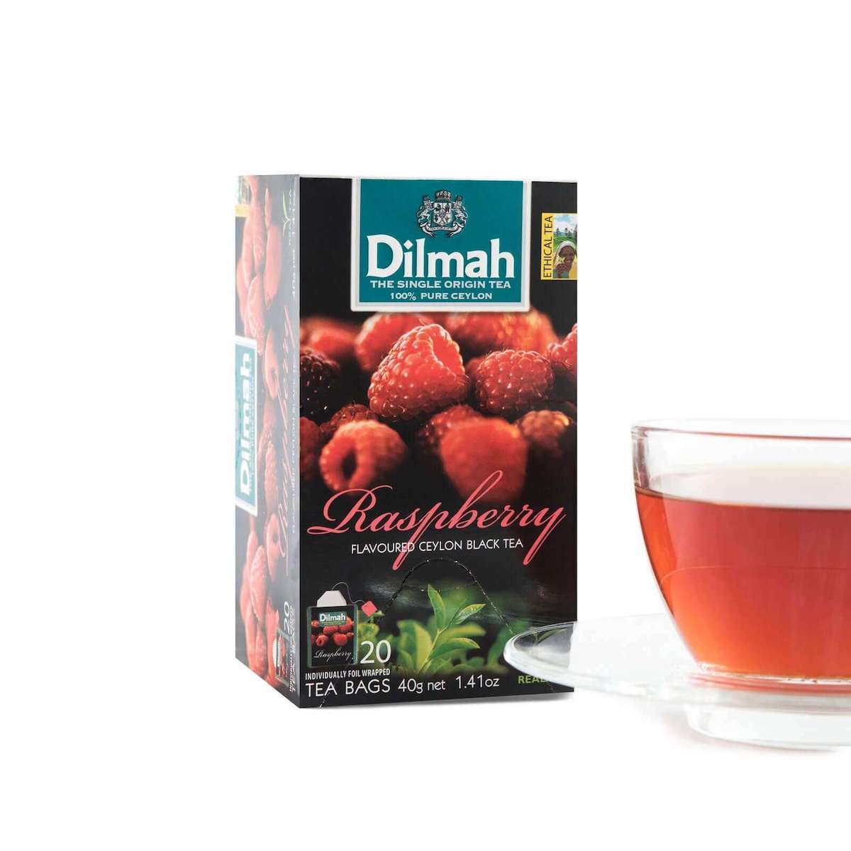 Raspberry | 20 individueel verpakte theezakjes | Fun Tea