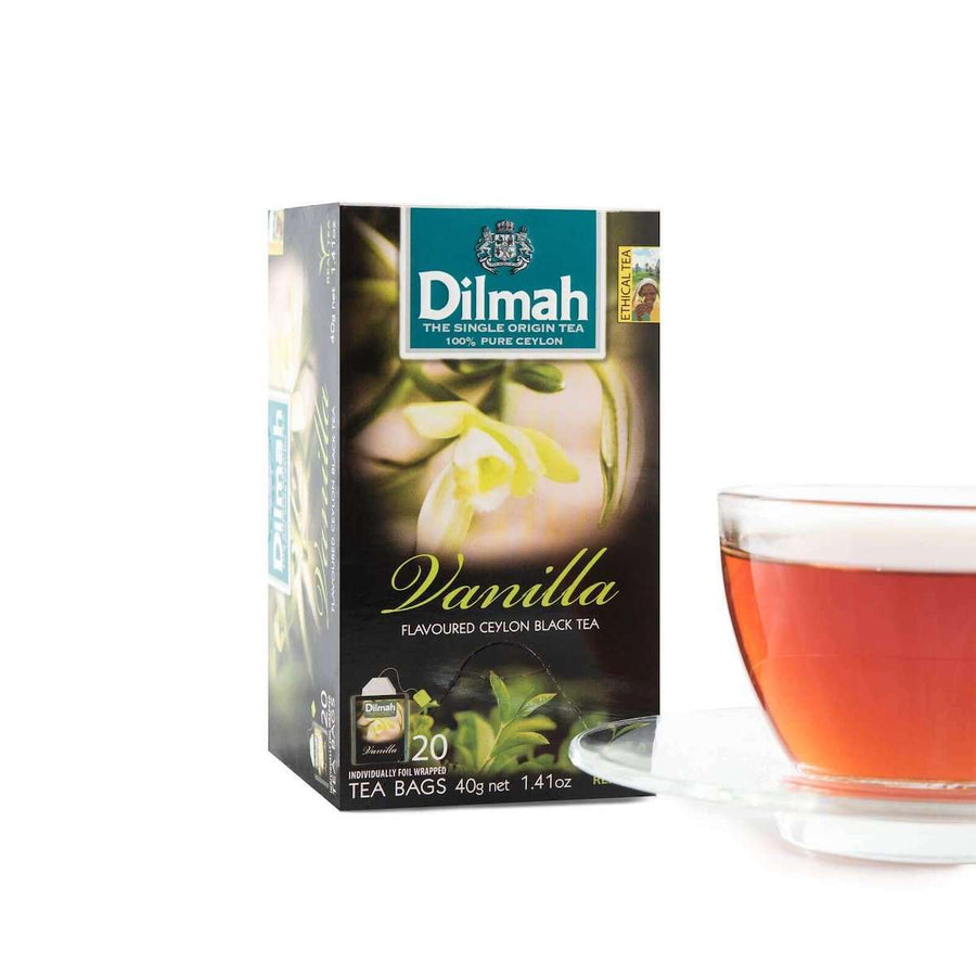 Vanilla | 20 Individually Wrapped Tea Bags | Fun Tea