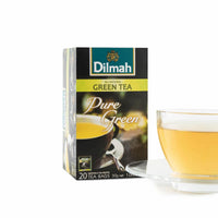 Pure Green | 20 Individually Wrapped Tea Bags | Green Tea Selection