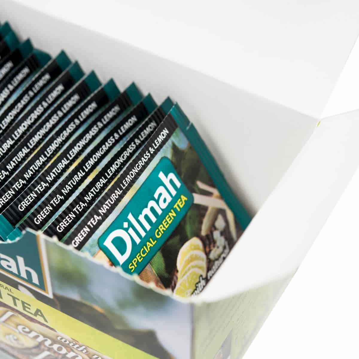 Green Tea Lemongrass Lemon | 20 theezakjes | Dilmah Green Tea Selectie