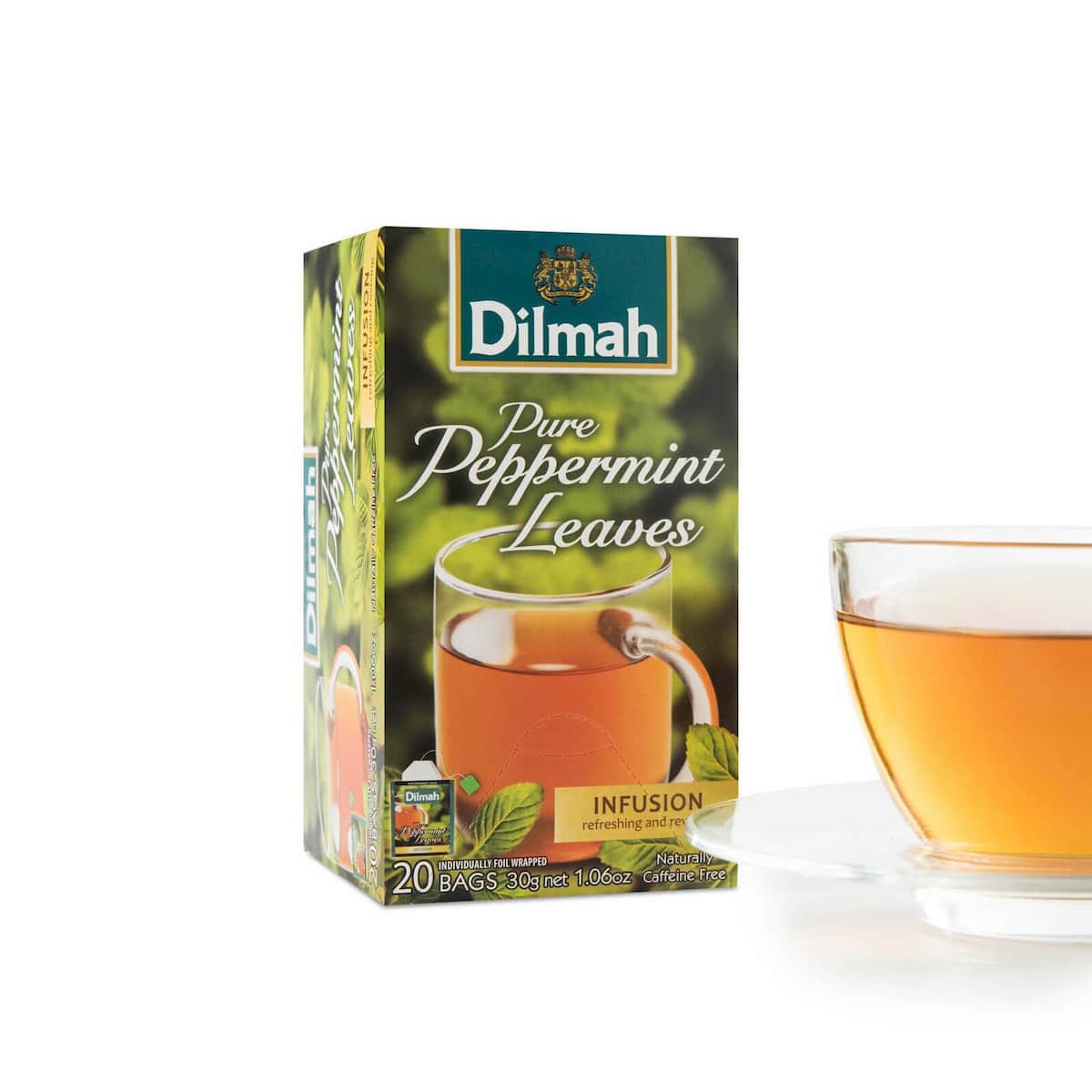 Pure Peppermint Leaves | Pepermuntthee | 20 zakjes | Dilmah