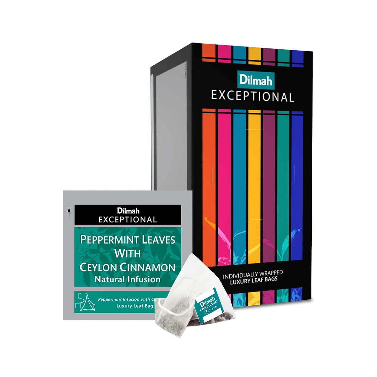Peppermint en Cinnamon | 50 sachets | Exceptional | THT 06/23