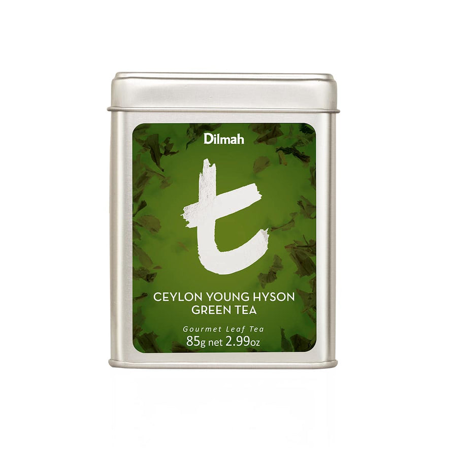 Ceylon Young Hyson Green Tea | 85g loose leaf tea in tin | t-Series