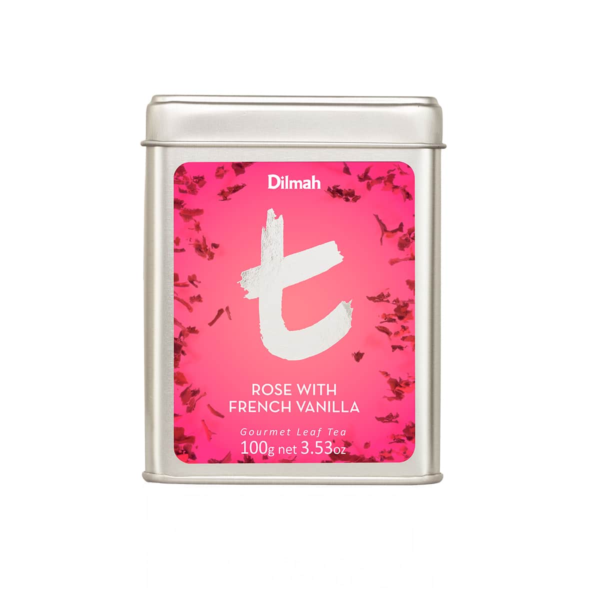 Rose With French Vanilla | 100g loose leaf tea in tin | t-Series