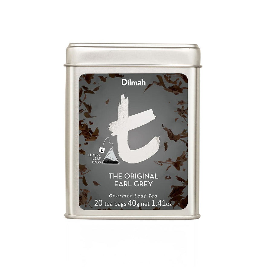 The Original Earl Grey | 20 Luxury Leaf Tea Bags in Tin | t-Series