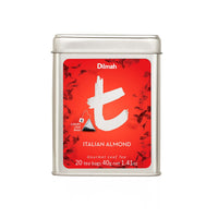 Italian Almond | 20 Luxury Leaf Tea Bags in tin | t-Series