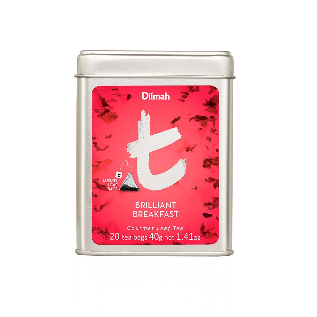 Brilliant Breakfast | 20 Luxury Leaf Tea Bags in Tin | t-Series
