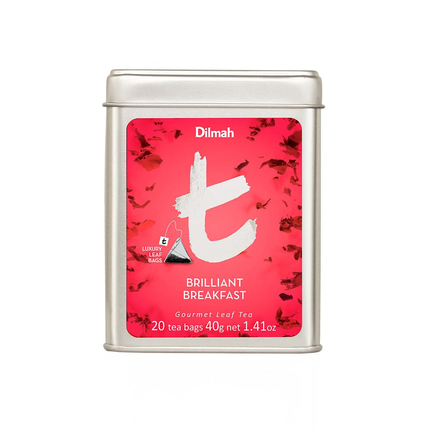 Brilliant Breakfast | 20 Luxury Leaf Tea Bags in Tin | t-Series