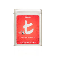 Natural Rooibos | 20 Luxury Leaf Tea Bags in Tin | t-Series
