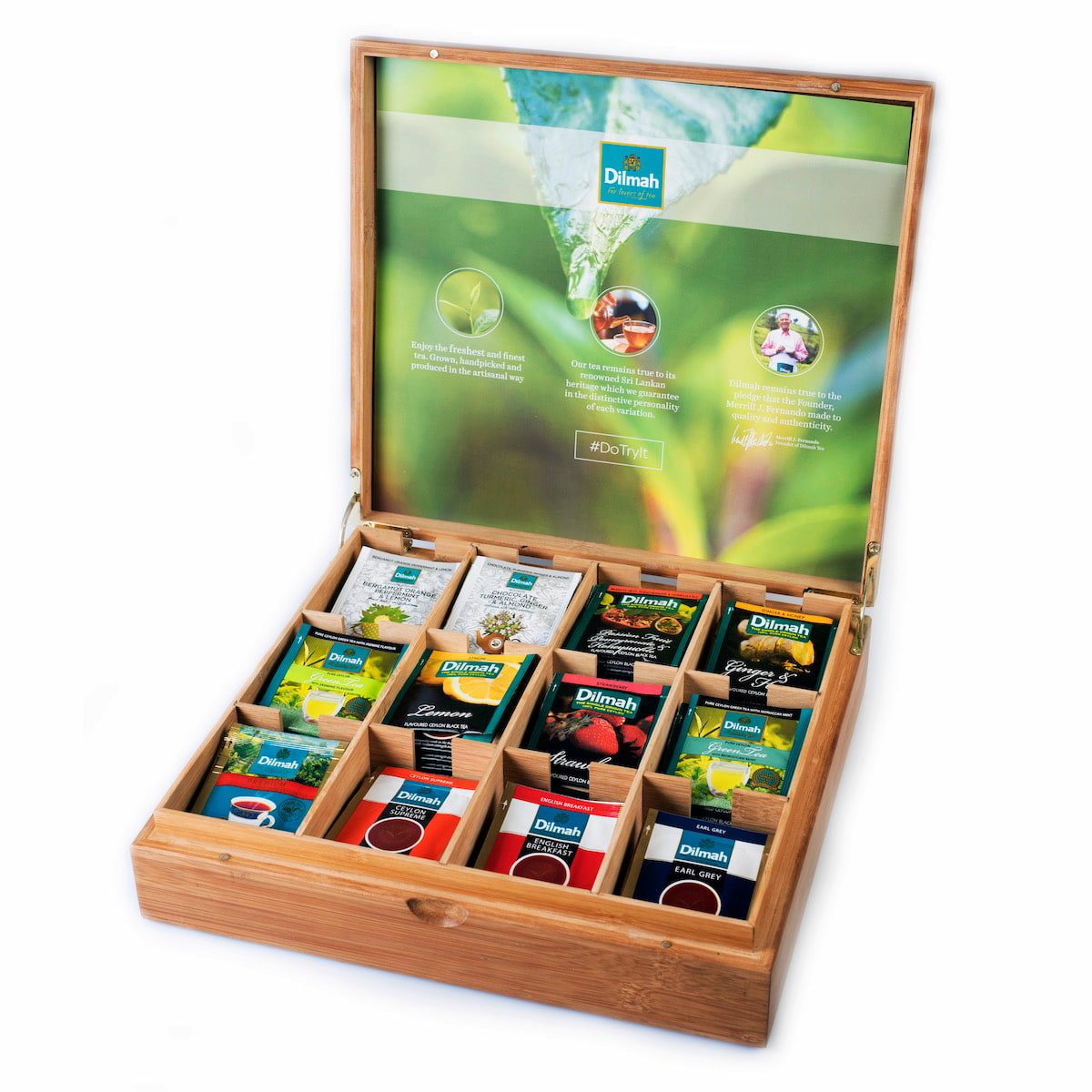 Closed Bamboo Presenter | 12 slots