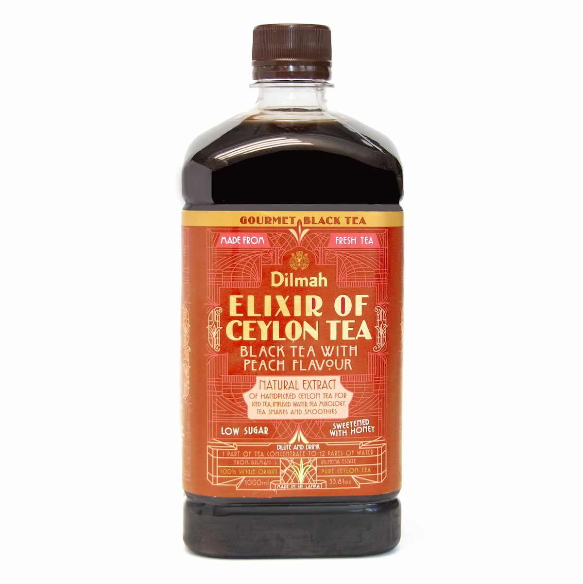 Elixir of Ceylon Black Tea Peach | 1000ml PET bottle